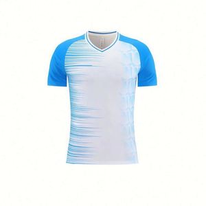 เสื้อผ้ากีฬาฤดูร้อนระบายอากาศได้ดี แห้งเร็ว พิมพ์ลายโลโก้ทีมด้วยเทคนิค Heat-Transfer ผลิตจากโพลีเอสเตอร์ 100% ไซส์ใหญ่ มีสินค้าพร้อมส่งจากโรงงาน ขายส่งแบรนด์ดัง - Product Image 4