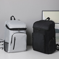Sac à dos de sport pour badminton et tennis, logo personnalisé, double bretelles, matériau Oxford, fermeture éclair, grande capacité, sac multifonctionnel