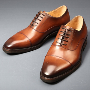 Chaussures Oxford de luxe vintage en cuir de vachette pleine fleur, décontractées et habillées, pour affaires et occasions formelles - Product Image 3