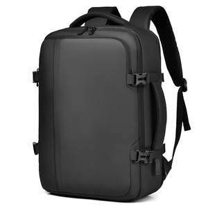 Sac à dos professionnel en feutre imperméable pour ordinateur portable 15,6 pouces, avec cadre externe, recharge USB, capacité 20-35L, pour hommes et femmes, idéal pour les voyages - Product Image 1