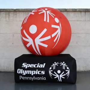 KeepFuns Sfera Gonfiabile Gigante Personalizzata con Base, Palla Gonfiabile per Promozione Eventi e Esposizione del Marchio - Product Image 5