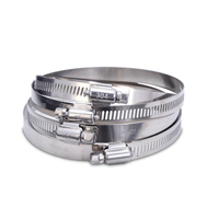 Colliers de serrage pour tuyaux en acier inoxydable, pinces à collier de serrage, vis de serrage pour collier de serrage de moto