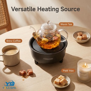 Plaque chauffante électrique mini YONGQIAN 300W 100mm, réchaud portable à brûleur unique pour café et thé, plaque <span class=keywords><strong>de</strong></span> <span class=keywords><strong>cuisson</strong></span> compacte pour dortoir et bureau - Product Image 6