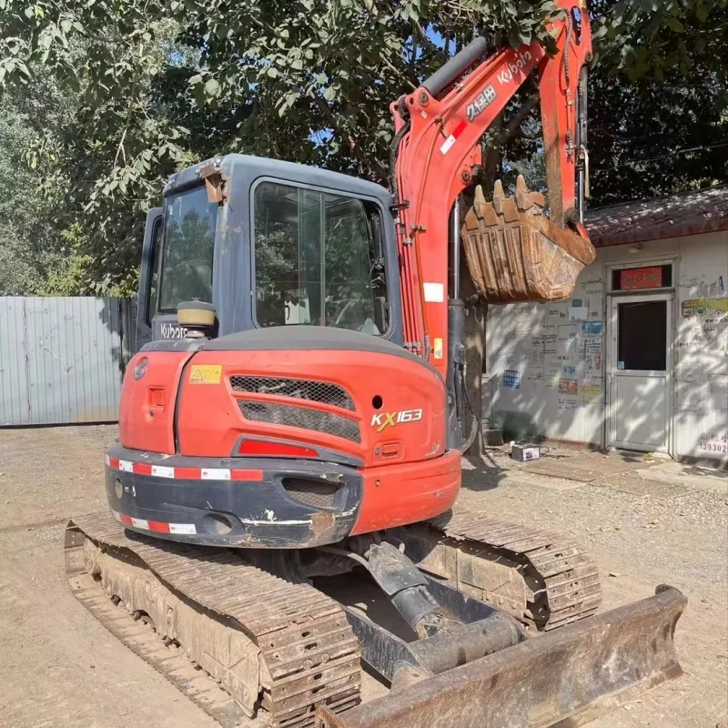 Kubota Used Original KX163 6 Ton In Good Condition A Low work time Good Price secondhand Excavator