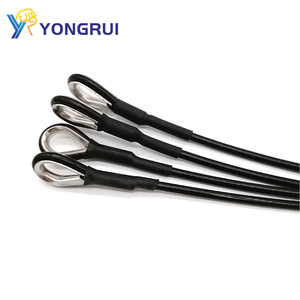 Specialized Production Black Plastic-Coated Alloy Steel <strong>Wire</strong> <strong>Rope</strong> <strong>Sling</strong> Safety <strong>Ropes</strong> Bending 304 Stainless/Galvanized Coating - Product Image 4