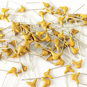 Condensador cerámico 22pF <span class=keywords><strong>220</strong></span> 50V ± 10% 0.022nF 0,000022 uF Condensador cerámico monolítico de orificio pasante 22pF <span class=keywords><strong>220</strong></span> - Product Image 2
