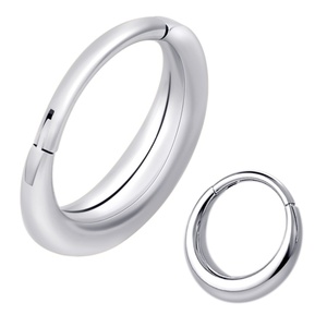 Piercing Histoires Classique PVD Or Couleur ASTM F136 Titane Articulé Segment Anneau Piercing Bijoux - Product Image 4