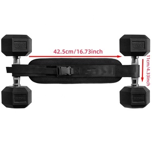 Cinturón Ajustable para Ejercicios de Empuje de Cadera con Pesas, para Mancuernas, Barras y Puente de Cadera - Product Image 5