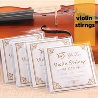 Wholesale Durable Copper Nickel Alloy Wound Steel Violin String Set for 4/4 3/4 1/2 1/4 1/8