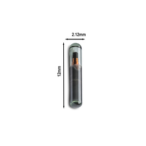 Étiquette RFID NFC 216 programmable en tube <span class=keywords><strong>de</strong></span> verre 2,12x12mm (ISO14443A) avec micro-puce lisible par téléphone pour la gestion <span class=keywords><strong>de</strong></span> la <span class=keywords><strong>recherche</strong></span> sur les poissons et les animaux - Product Image 2