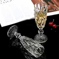 Verre à champagne en cristal, design élégant, pour vin blanc, vin mousseux, usage domestique, verre à vin rouge, verre à jus