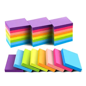 Juego de notas adhesivas de colores personalizados, Logo personalizado, papelería, Bloc de notas