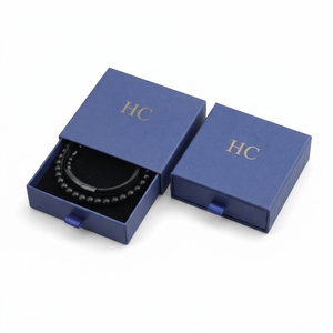 High End Bracelet Box Luxury Rigid <b>Drawer</b> Jewelry Gift Box EVA <b>Insert</b> Embossing Custom Logo Bracelet <b>Drawer</b> Box Factory Direct - Product Image 5