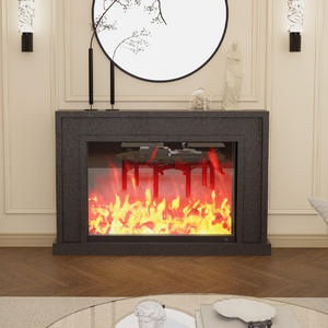 BOWEIYA Style Français Simulation Électronique Flamme <span class=keywords><strong>Cheminée</strong></span> <span class=keywords><strong>Insert</strong></span> Décoratif Chauffe-Armoire <span class=keywords><strong>pour</strong></span> Salon Ménage Décoration - Product Image 3