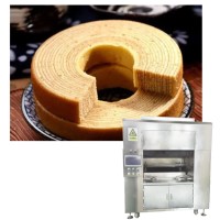Nouvelle machine à gâteau Baumkuchen électrique entièrement automatique de 12 pièces, pour la fabrication de gâteaux en forme d'anneau d'arbre, idéale pour les pâtisseries industrielles.