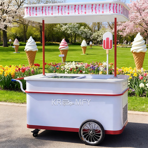 Remorque de vente ambulante bon marché 2025, conception personnalisée, acier inoxydable, camion de nourriture mobile pour crème glacée - Product Image 5