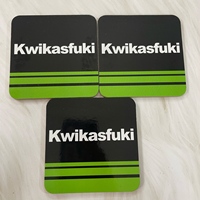 Sous-verres carrés en bois Giftway en gros avec support en liège, design contemporain écologique pour impression par sublimation