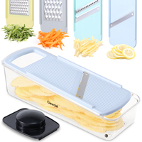 Ensemble de trancheuses d'oignons légumes multifonctions à 5 lames pratiques pour la cuisine