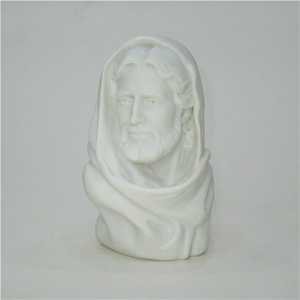 Estatua de Busto de Jesús en Resina con Efecto Mármol Blanco Puro Etechan - Product Image 1