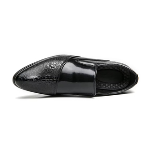 Mocasines Oxford de Cuero Genuino para Hombre, Estilo Italiano de Alta Gama, Hechos a Mano, Zapatos de Boda con Cierre Deslizante, Bordado Ligero Otoñal - Product Image 2