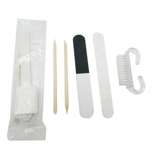 Kit Profesional de Limas de Uñas Desechables a Buen <span class=keywords><strong>Precio</strong></span>, Lima de Madera para <span class=keywords><strong>Manicura</strong></span> con Empujador y Cepillo - Product Image 2