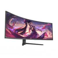 Moniteur PC Gaming Incurvé 5K de 49 Pouces LED 165 Hz Sans Bordure, Grand Écran d'Ordinateur pour Gamers (Vente en Gros)