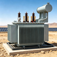 Transformateur immergé dans l'huile triphasé S11 630KVA, applications d'électrification industrielle et rurale, transformateur de puissance