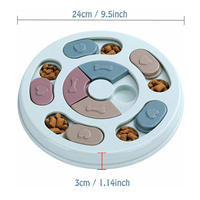 Jouets de puzzle pour chiens, jeux interactifs, jouets pour chiens avec distributeur de friandises