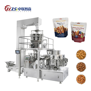 Máquina empacadora de línea de producción de envasado de patatas fritas de azúcar vertical automática con pesadora de cabezales múltiples - Product Image 5