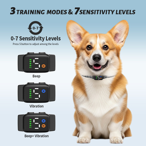 Collar de Control de Ladridos Tize, Nuevo, con Pantalla LED MINI, Recargable, Impermeable IPX6, Sin Descargas, Seguro y Humano, para Perros Pequeños y Medianos - Product Image 4