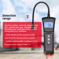 Detector de Fugas de Gas Portátil HIREP, Monitor de Etileno C2H4 de Alta Precisión con Sonda Flexible, CE ATEX IP65