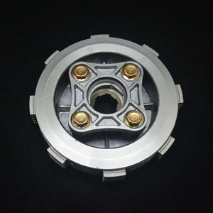 Ensemble d'embrayage à quatre ressorts en métal argenté de haute qualité pour moto, pièces de rechange pour transmission de moteur CG125, vente en gros - Product Image 4