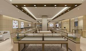 Joyería de encimera centro comercial larga de Metal pendiente collar quiosco de joyería de diamante, diseño de la tienda, - Product Image 3