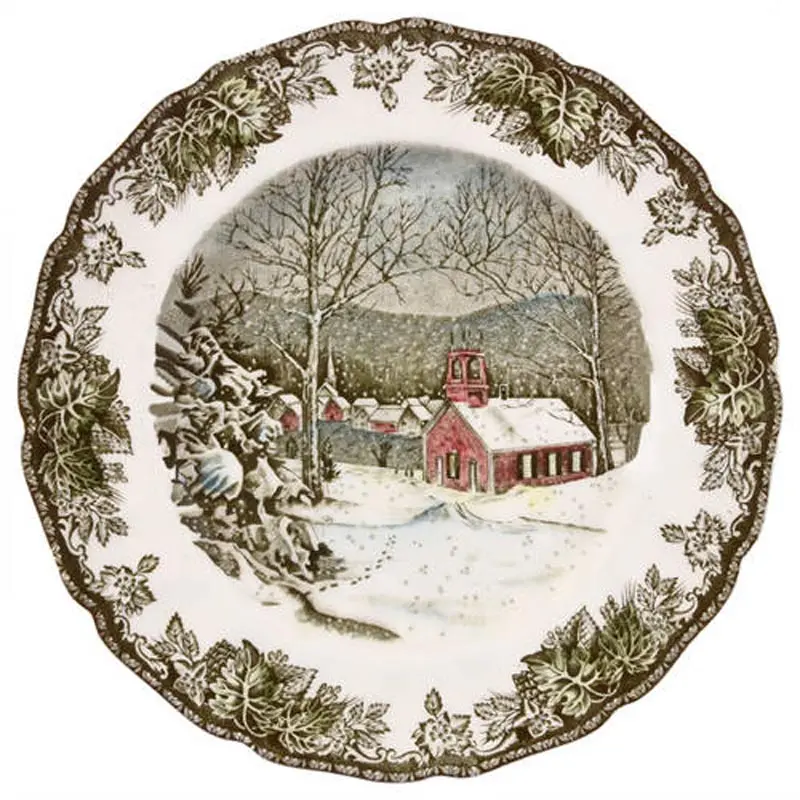 Set di piatti per castelli della vecchia gran bretagna in ceramica personalizzati di Johnson Bros England 1883 set di stoviglie