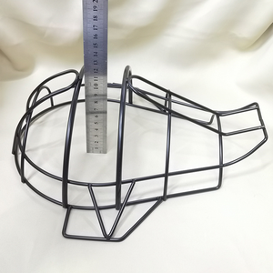 पेशेवर बेसबॉल खेल सुरक्षात्मक चेहरा गार्ड धातु बेसबॉल नरम गेंद मारना अभ्यास चेहरे की ढाल बेसबॉल चेहरा हेलमेट - Product Image 2