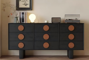 Mueble de Almacenamiento con Cajones de Madera Maciza Estilo Vintage para Comedores y Hogares - <span class=keywords><strong>Aparador</strong></span> Sunset - Product Image 4