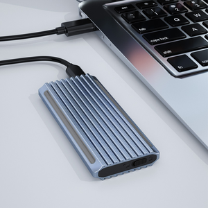 Venta caliente RGB Light Cooling Disipation M.<span class=keywords><strong>2</strong></span> USB 3.1 a caja de disco duro móvil NVME/NGFF <span class=keywords><strong>2</strong></span> en 1 Protocolo dual Estado sólido - Product Image 3