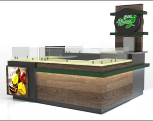 Vendita calda verde succo di chiosco e succo di frutta fresca bar chiosco in centro commerciale - Product Image 3