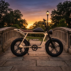 Bicicleta Eléctrica con Asiento de Cuero Cómodo, Bicicleta Eléctrica con Llantas Gruesas y Batería Extraíble para el Desplazamiento Diario - Product Image 5