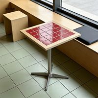 Table de café personnalisable en carreaux de céramique colorés, table de restauration commerciale pour salon de thé, table à desserts pour café