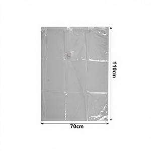 Venta al por mayor 60 Uds bolsas de almacenamiento al vacío autosellantes impresas de doble cara 55x55mm solución práctica de autosellado - Product Image 1