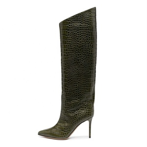 Stiletto Women's Boots Fashion Autumn Winter Shoes Daily Wear <b>Knee</b> <b>High</b> Boots Wholesale Tie Dye Stone Print <b>High</b> Heel Calf Boots - Product Image 5
