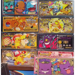 Magnete da Frigo in Acrilico Trasparente con Design Nuovo Stile Banconote Dollari USA, Gioco da Tavolo Pokémon Booster Box Regalo Pikachu - Product Image 6