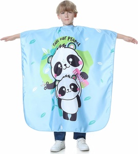 Logo personnalisé enfants coupe <span class=keywords><strong>Cape</strong></span> voitures mignonnes motif barbier coupe <span class=keywords><strong>de</strong></span> cheveux <span class=keywords><strong>Cape</strong></span> couverture pour enfants, bébés, tout-petits, garçons - Product Image 4