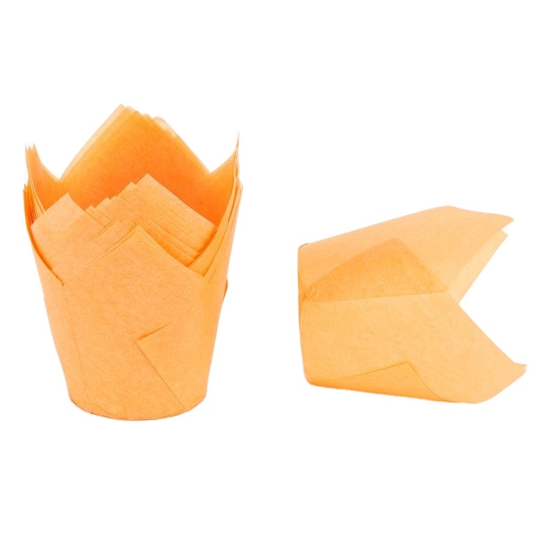 HARFINGTON Tulip Cupcake Liners – 50-Pack Pink Greaseproof Baking Cups For Muffins, Parties & Holidays - View #10