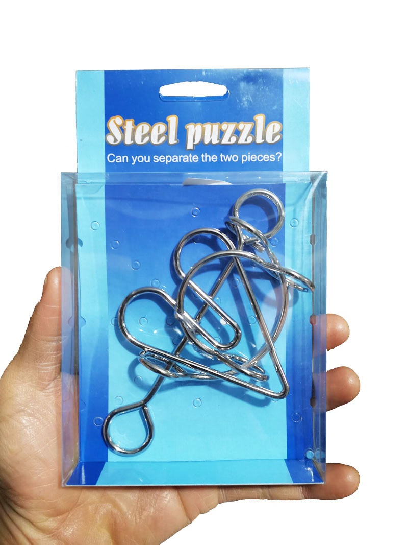 【新品】知恵の輪・steel puzzle 3セット 3PCS Classic IQ Metal Puzzle Set Brain Teasers For Adults