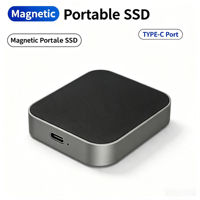 Hard Disk Eksternal SSD Magnetik Warna Hitam Oranye Grosir Pabrik 120gb 240g 1tb 2tb USB3.0 Tipe-C