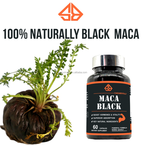 Extracto herbal de maca negra natural que mejora la energía masculina, la vitalidad, la resistencia y el poder explosivo en 60 cápsulas dietéticas. - Product Image 4