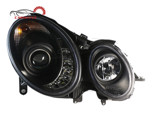 CARMATES - Conjunto de Faros Delanteros de Gran Venta, Luces Diurnas DRL, Luces Delanteras con Intermitentes, Faros Halógenos para <span class=keywords><strong>Mercedes</strong></span> Benz Clase <span class=keywords><strong>E</strong></span> W211 2002-2005 - Product Image 5