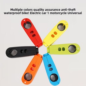 Cerradura de Manillar de Plástico Keyma con Llave de Tres Orificios, Impermeable, Portátil, Antirrobo, Universal para Bicicletas Eléctricas, Antirrayas, con Bocina 1 - Product Image 2